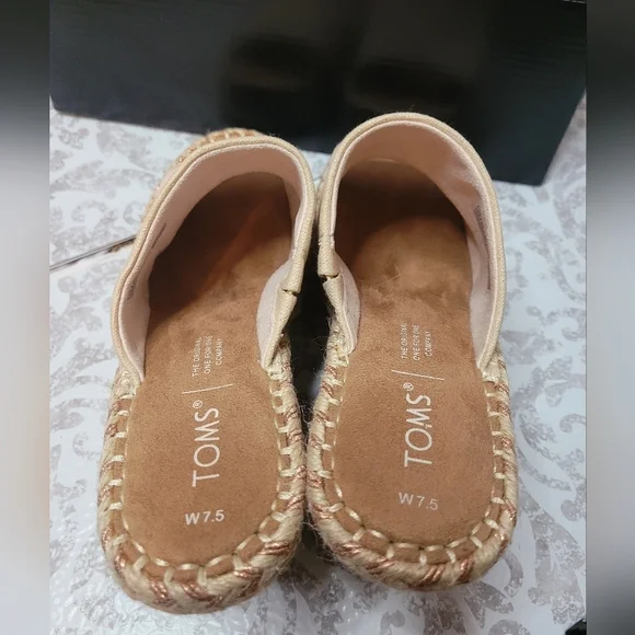 Tom's Tweed wedges size 7.5 - Picture 4 of 7